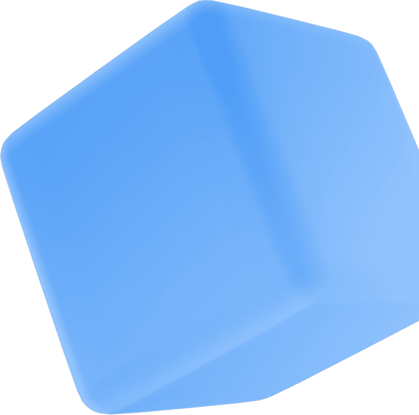 Glass Cube Right